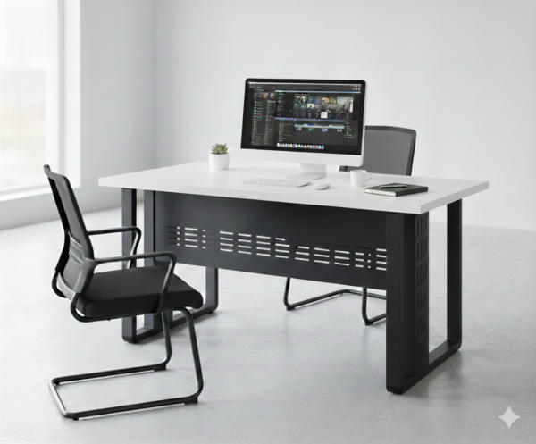 BUREAU EN PIEDS METALIQUE 1259