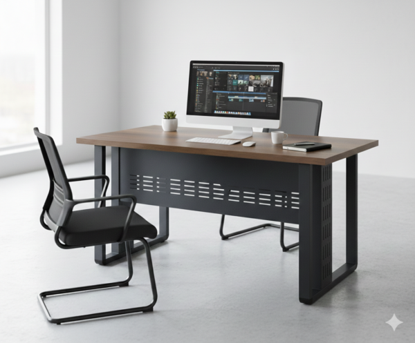 BUREAU EN PIEDS METALIQUE 1259