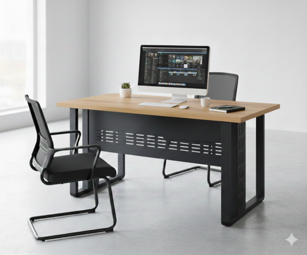 BUREAU EN PIEDS METALIQUE 1259