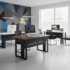 BUREAU EN PIEDS METALIQUE 1259